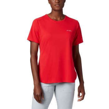 Columbia T-Shirt Dames, PFG Zero II Short Sleeve Rood, 41XWGNZKU